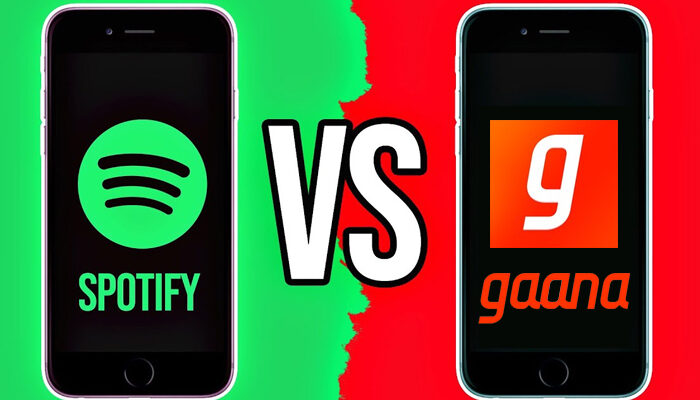 Spotify or gaana