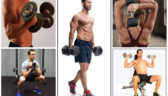 Dumbbell Exercises for Building Muscle at Home